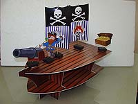 Pirate birthday theme Cup cake stands